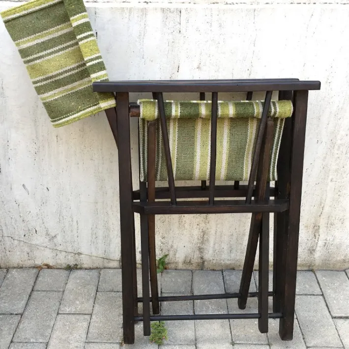 Pamono Vintage Directors Chair with New Coating, Italy, 1950s