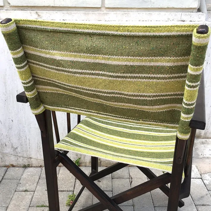 Pamono Vintage Directors Chair with New Coating, Italy, 1950s