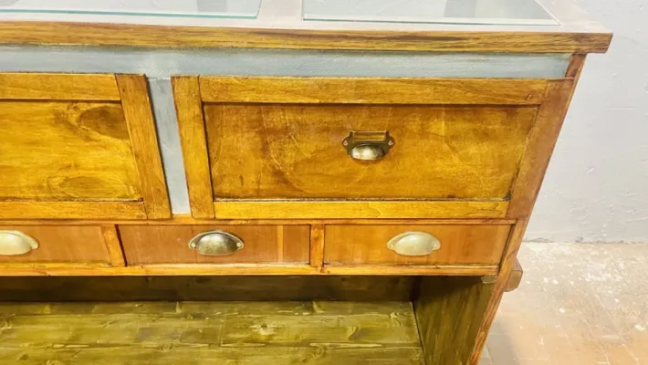 Pamono Vintage Display Counter, 1940s Sale