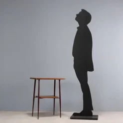 Pamono Vintage Double Top Coffee Table in Wood, Italy, 1960s Online