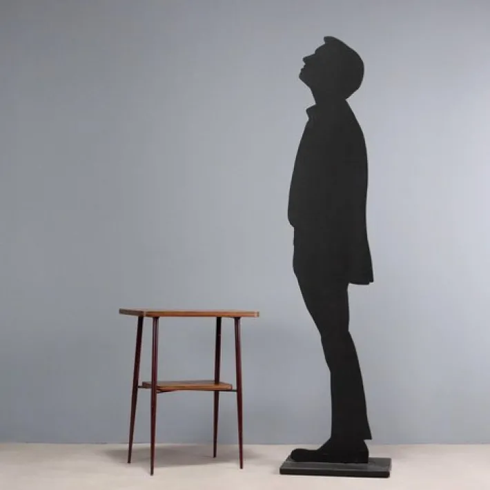 Pamono Vintage Double Top Coffee Table in Wood, Italy, 1960s Online