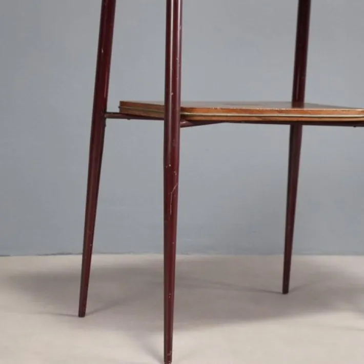 Pamono Vintage Double Top Coffee Table in Wood, Italy, 1960s Online