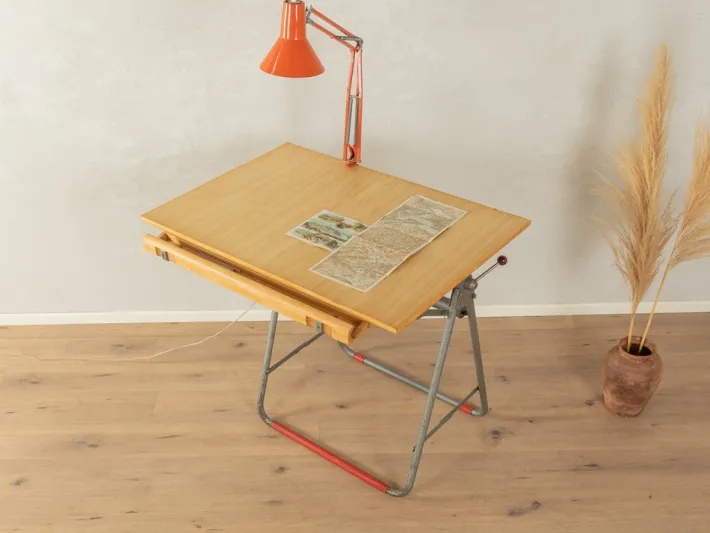 Pamono Vintage Drawing Table, 1950s Outlet