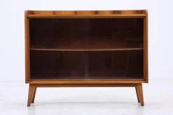 Pamono Vintage Dresser with Glass Doors, 1960s Clearance