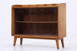 Pamono Vintage Dresser with Glass Doors, 1960s Clearance