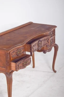 Pamono Vintage Dressing Table in Carved Wood, 1920s New