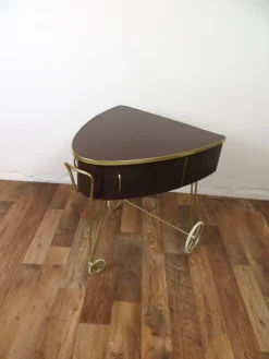 Pamono Vintage Dressing Table with Lid on Wheels, 1960s Best