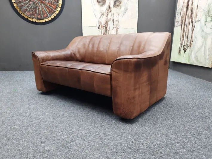 Pamono Vintage DS 44 Sofa in Leather from de Sede, 1970s Outlet