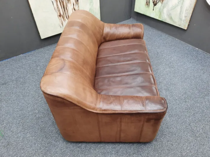 Pamono Vintage DS 44 Sofa in Leather from de Sede, 1970s Outlet