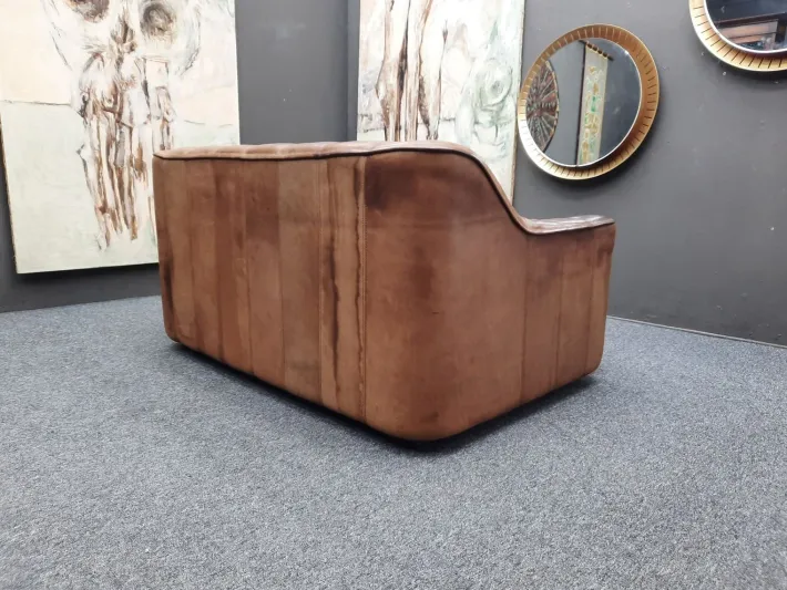 Pamono Vintage DS 44 Sofa in Leather from de Sede, 1970s Outlet