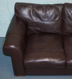 Pamono Vintage Duresta Sofa in Brown Leather