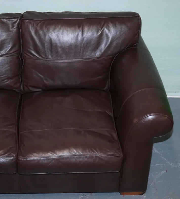 Pamono Vintage Duresta Sofa in Brown Leather