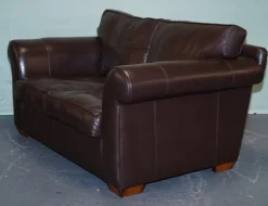 Pamono Vintage Duresta Sofa in Brown Leather