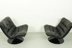 Pamono Vintage Dutch F978 Swivel Chairs by Geoffrey Harcourt for Artifort, 1970s, Set of 2 Outlet