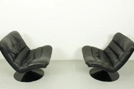 Pamono Vintage Dutch F978 Swivel Chairs by Geoffrey Harcourt for Artifort, 1970s, Set of 2 Outlet