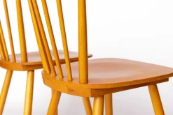 Pamono Vintage Dutch Kitchen Chairs with Beech Frames, 1960s, Set of 4