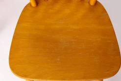 Pamono Vintage Dutch Kitchen Chairs with Beech Frames, 1960s, Set of 4