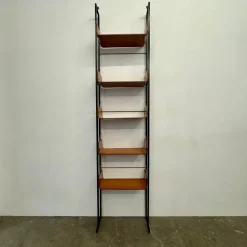 Pamono Vintage Earth/Sky Bent Wood Bookcase, 1950s Best