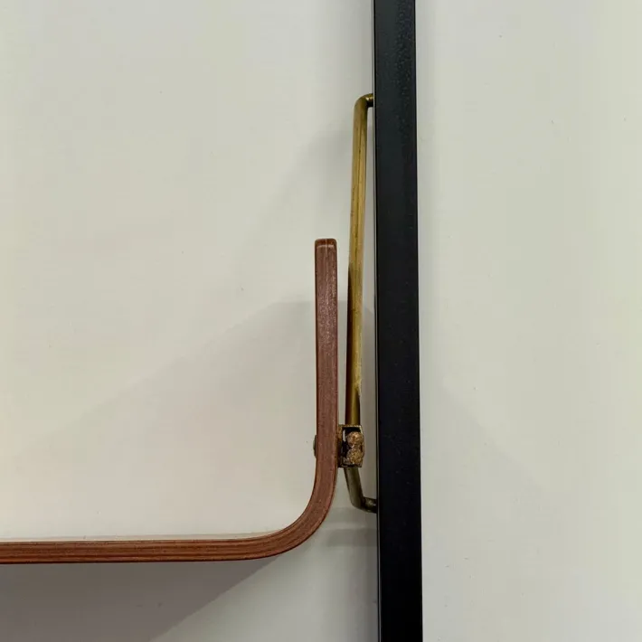 Pamono Vintage Earth/Sky Bent Wood Bookcase, 1950s Best