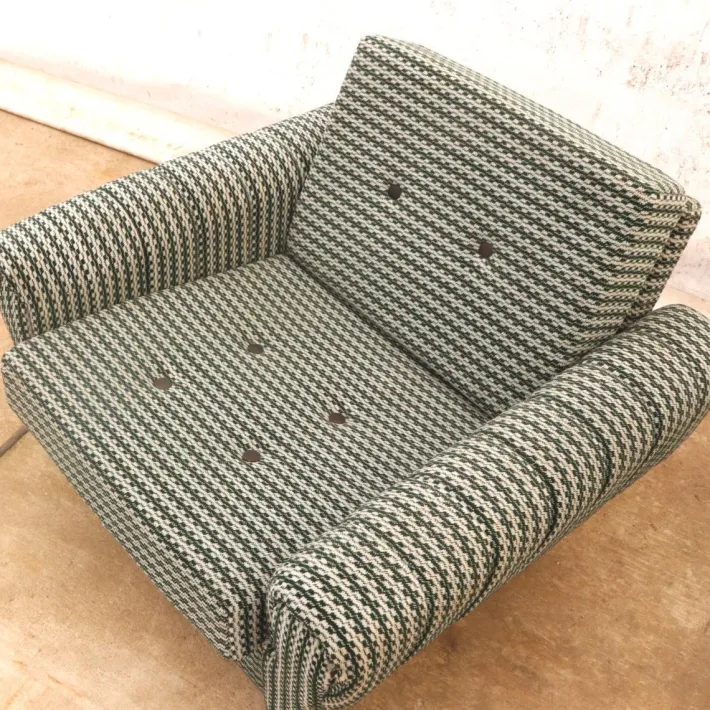 Pamono Vintage Eastern Bloc Living Room Set, Former Czechoslovakia, 1980s, Set of 3 New