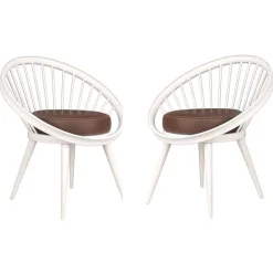 Pamono Vintage Ellipse Armchairs from Swedese, Set of 2