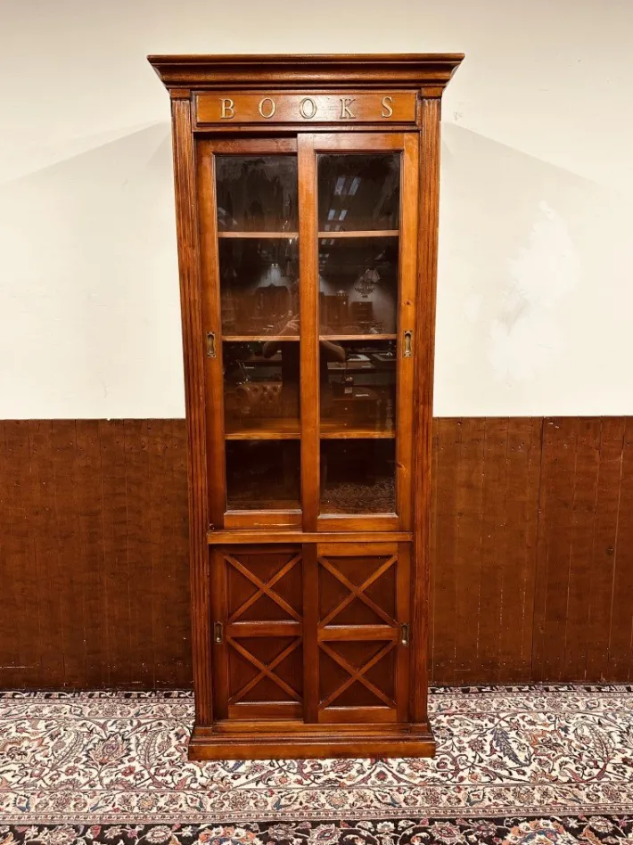 Pamono Vintage English Display Bookcase Clearance