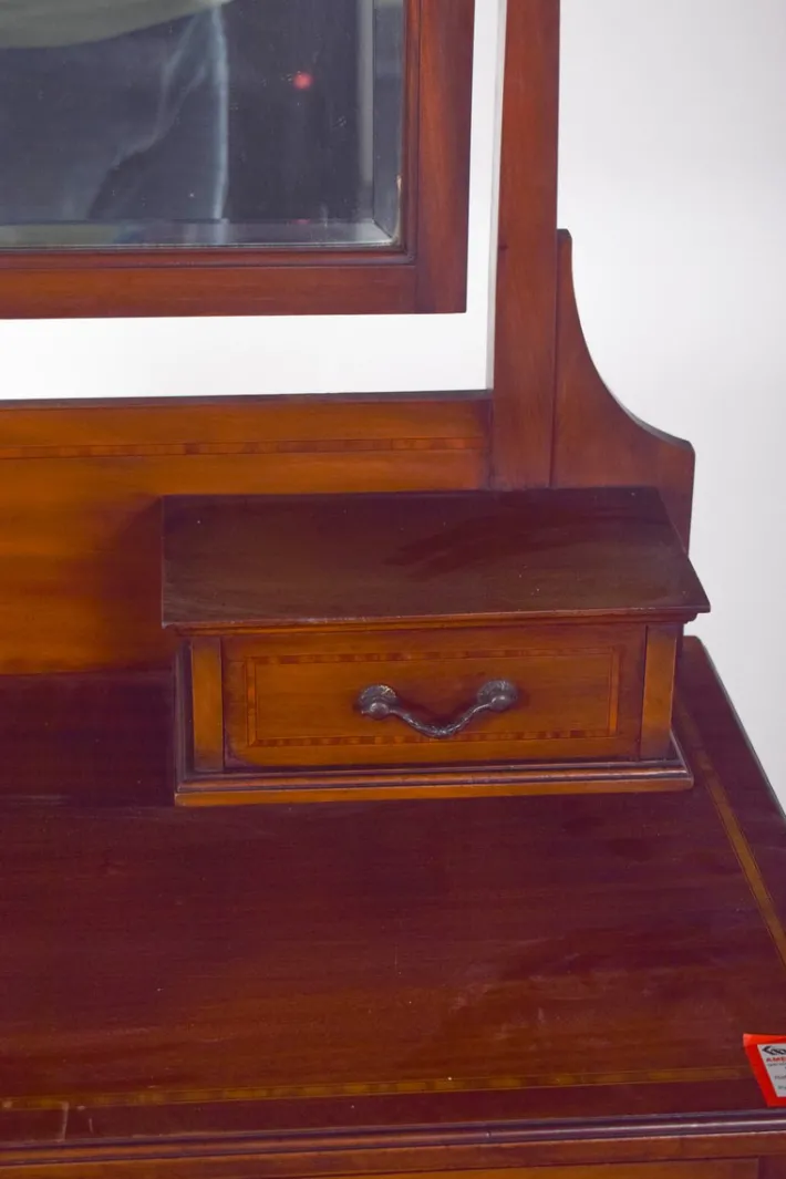 Pamono Vintage English Dressing Table with Mirror, 1920s Best