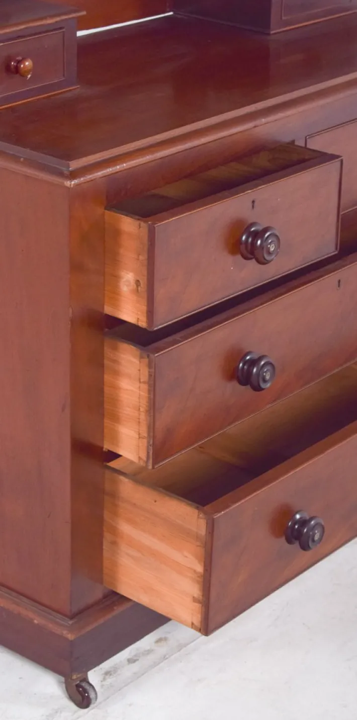 Pamono Vintage English Dressing Table with Drawers, 1920s Hot