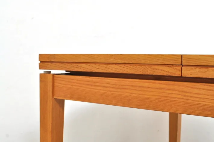 Pamono Vintage Extendable Dining Table in Ash Wood, 1960s Online