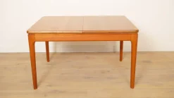 Pamono Vintage Extendable Dining Table in Teak from Glostrup Moblerfabrik Sale