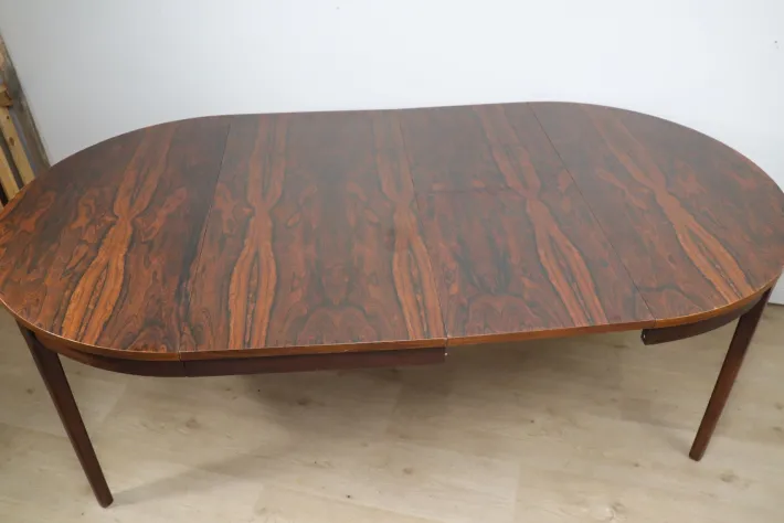 Pamono Vintage Extendable Rosewood Dining Table, 1960s