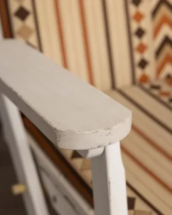 Pamono Vintage Fabric Deck Chairs and Trolley by Clara Agnelli Per Reguitti for Fratelli Reguitti, 1970s, Set of 4 Clearance