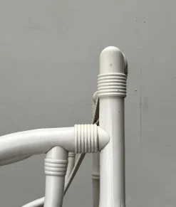 Pamono Vintage Faux Bamboo Lounge Chairs and Table from Kettal, Spain, 1980s, Set of 3 Best