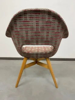 Pamono Vintage Fiberglass Armchairs attributed to Miroslav Navrátil, 1960s, Set of 2 New
