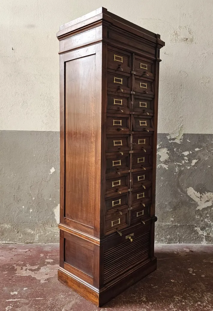 Pamono Vintage Filing Cabinet, 1920s Best