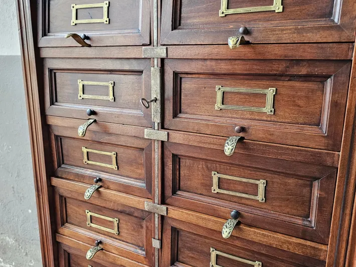 Pamono Vintage Filing Cabinet, 1920s Best