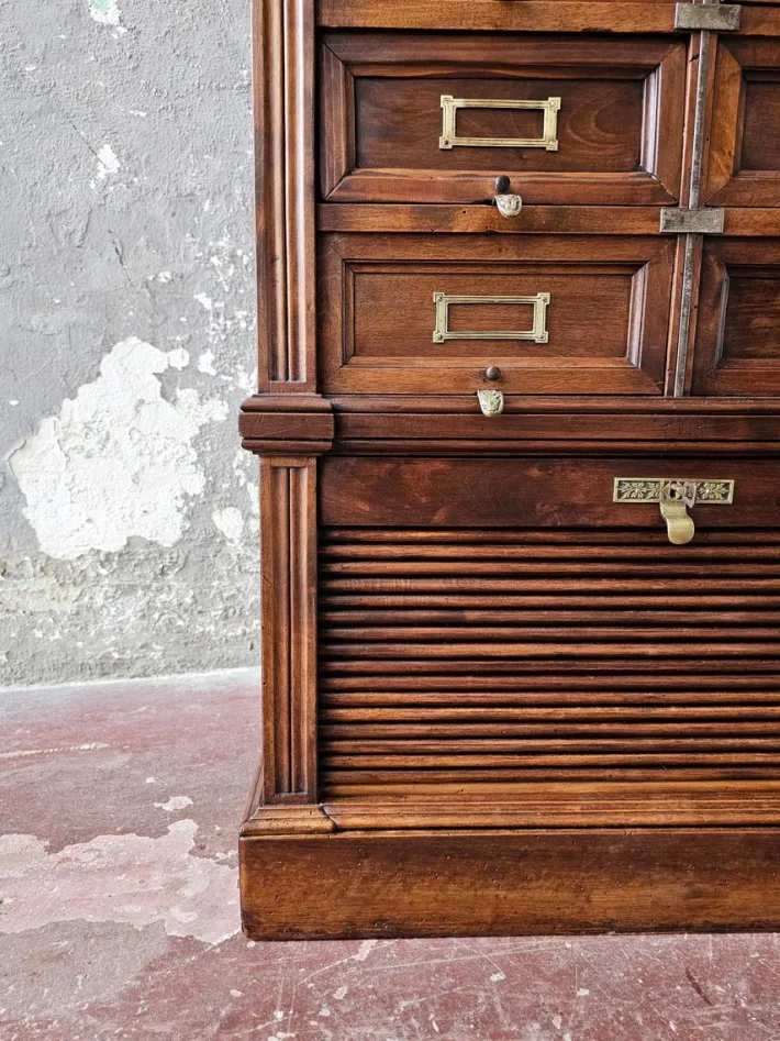Pamono Vintage Filing Cabinet, 1920s Best