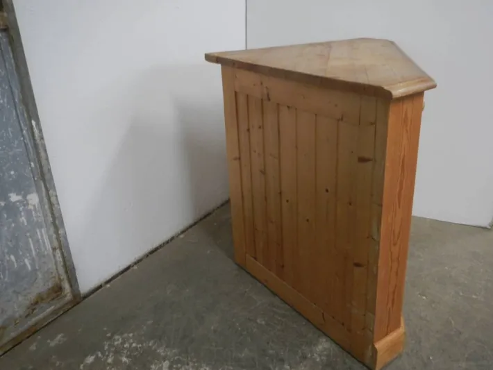 Pamono Vintage Fir Corner Cabinet, 1970