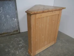 Pamono Vintage Fir Corner Cabinet, 1970