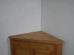 Pamono Vintage Fir Corner Cabinet, 1970