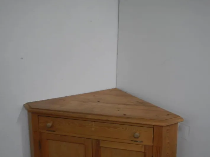 Pamono Vintage Fir Corner Cabinet, 1970