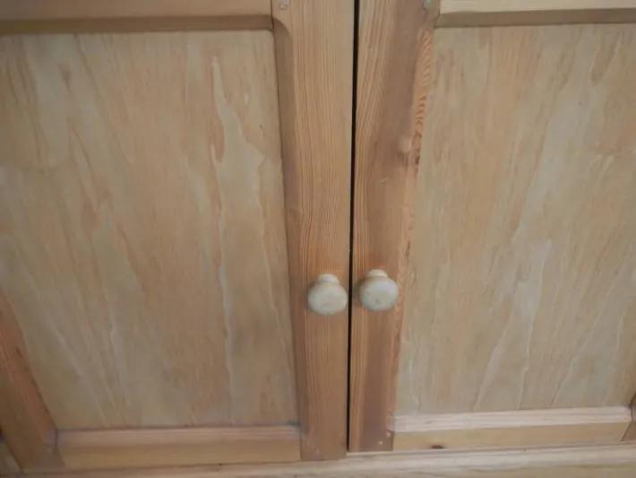 Pamono Vintage Fir Corner Cabinet, 1970