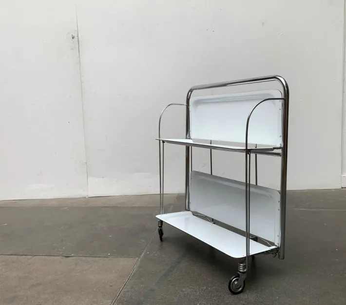 Pamono Vintage Foldable Service Cart by Raquer, 1970s Sale