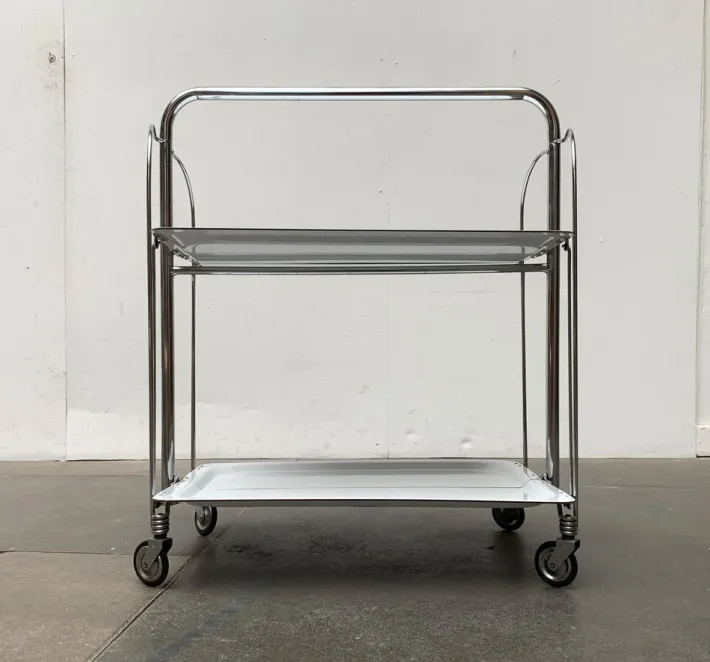 Pamono Vintage Foldable Service Cart by Raquer, 1970s Sale