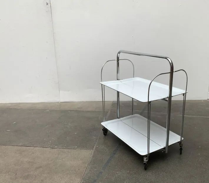 Pamono Vintage Foldable Service Cart by Raquer, 1970s Sale