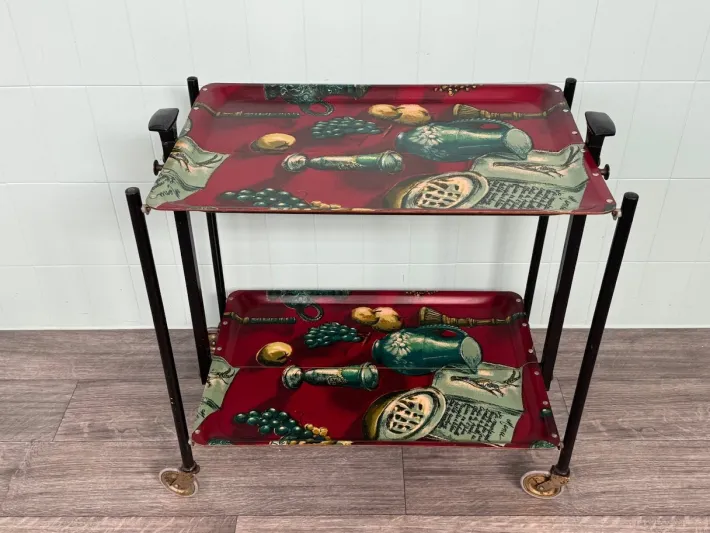 Pamono Vintage Folding Bar Cart, 1960s Outlet