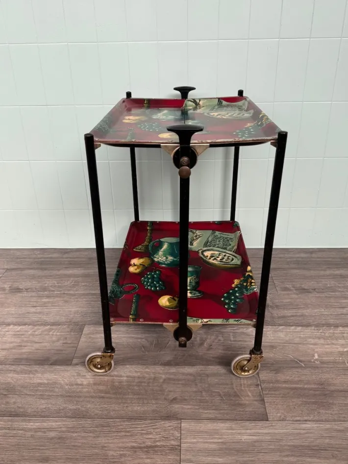 Pamono Vintage Folding Bar Cart, 1960s Outlet