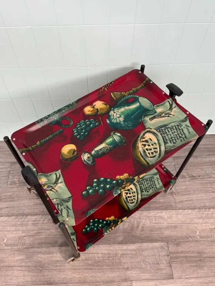 Pamono Vintage Folding Bar Cart, 1960s Outlet