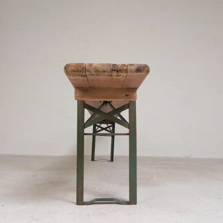 Pamono Vintage Folding Bench, 1960s New