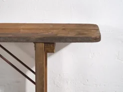 Pamono Vintage Folding Benches in Pine, 1950